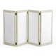 Light Grey Oak Screen, Upholstered in COM by Distributor
