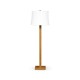 Brushed Golden Oak Floor Lamp