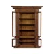 Single Venetian English Mahogany Bookcase