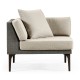 Dark Grey Rattan Corner Sofa Sectional 36