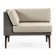 Dark Grey Rattan Corner Sofa Sectional 36