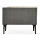 Dark Grey Rattan Corner Sofa Sectional 36