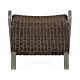 Foot Rest Only - Connects with Grey & Rattan Lounge Chair 550008-LGW