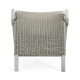 Foot Rest Only - Connects with Cloudy Grey & Rattan Lounge Chair 550008-PLG