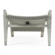 Foot Rest Only - Connects with Cloudy Grey & Rattan Lounge Chair 550008-PLG