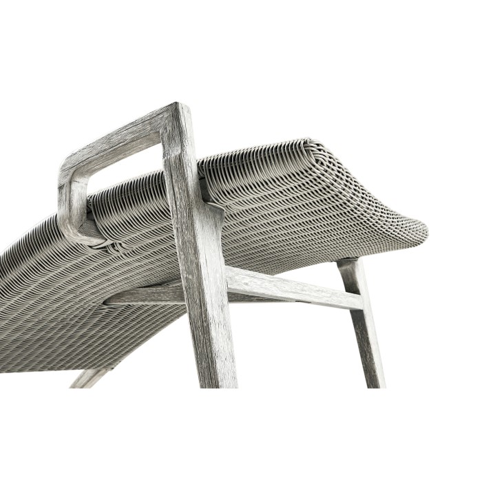 Foot Rest Only - Connects with Cloudy Grey & Rattan Lounge Chair 550008-PLG