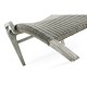 Foot Rest Only - Connects with Cloudy Grey & Rattan Lounge Chair 550008-PLG