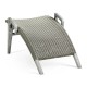 Foot Rest Only - Connects with Cloudy Grey & Rattan Lounge Chair 550008-PLG