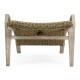 Foot Rest Only - Connects with Navajo Sand & Rattan Lounge Chair 550008-PNS