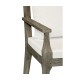Grey Garden Bench with Cushion & Pillows