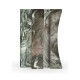 Faux Black & Grey Marble Puzzle Piece Side Table