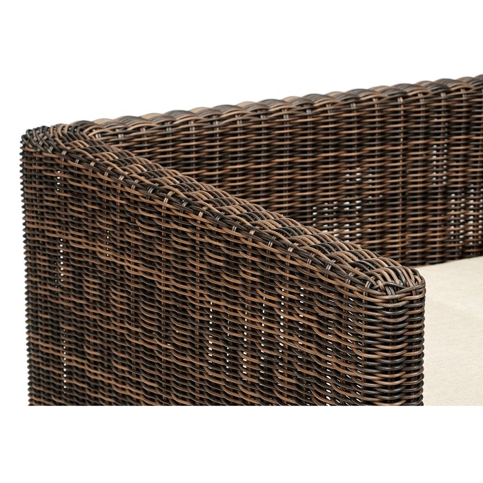 Grey & Rattan Chair