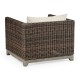 Grey & Rattan Chair