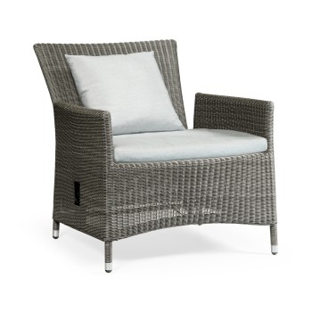 Panama Rattan Chair with Reclining Back