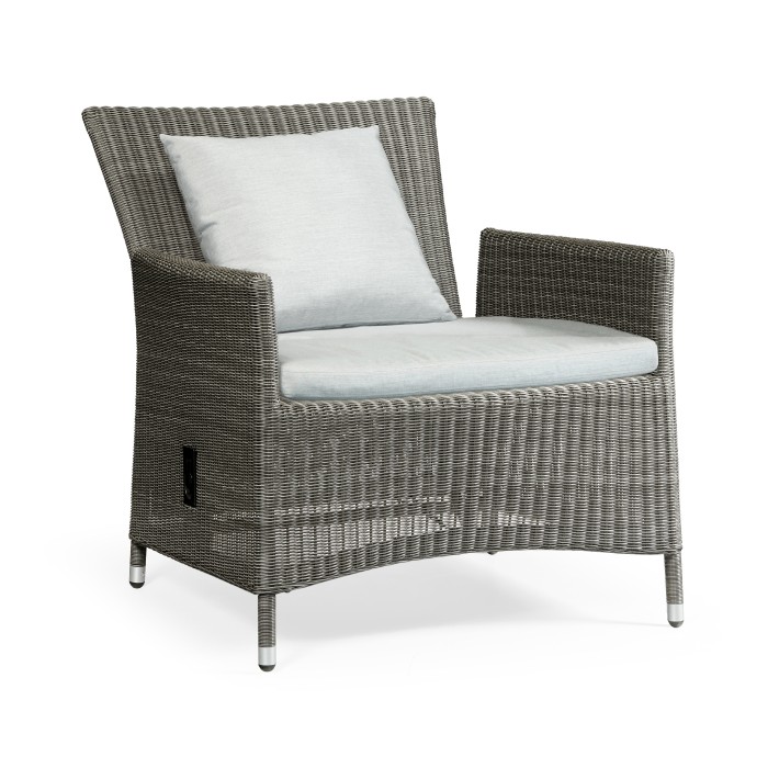 Panama Rattan Chair with Reclining Back