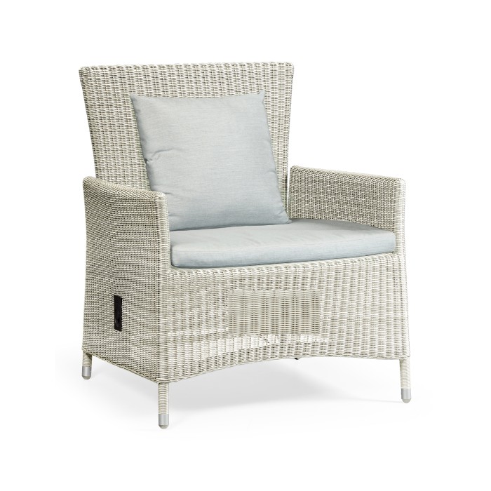 Panama Rattan Chair with Reclining Back