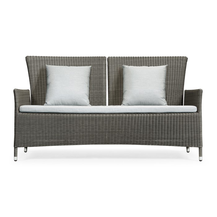 Panama Rattan Two-Seat Sofa with Reclining Back