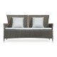 Panama Rattan Two-Seat Sofa with Reclining Back