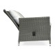 Panama Rattan Two-Seat Sofa with Reclining Back