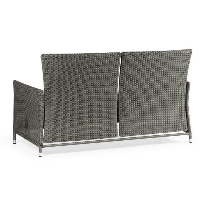 Panama Rattan Two-Seat Sofa with Reclining Back